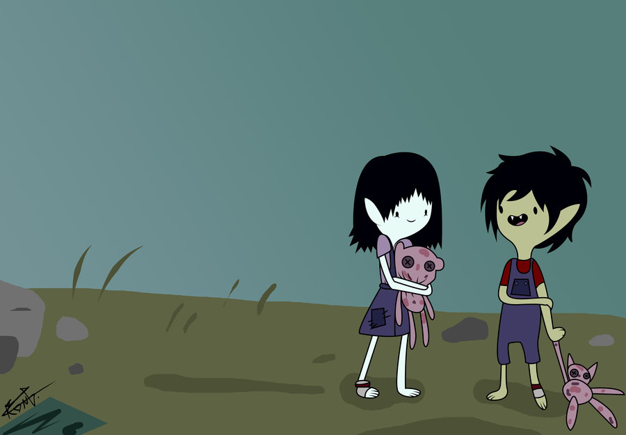 Wallpaper Marceline And Marshall Lee By Misuri21