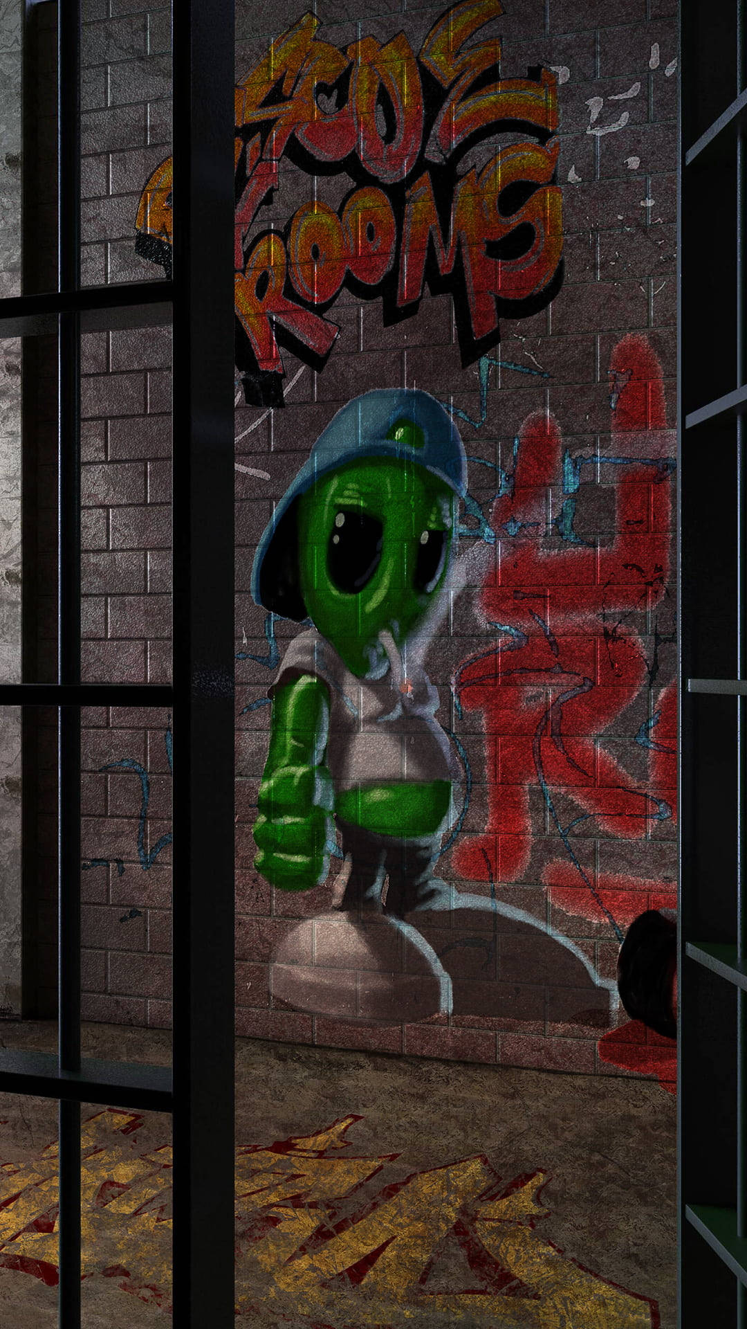 Graffiti iPhone Wallpaper