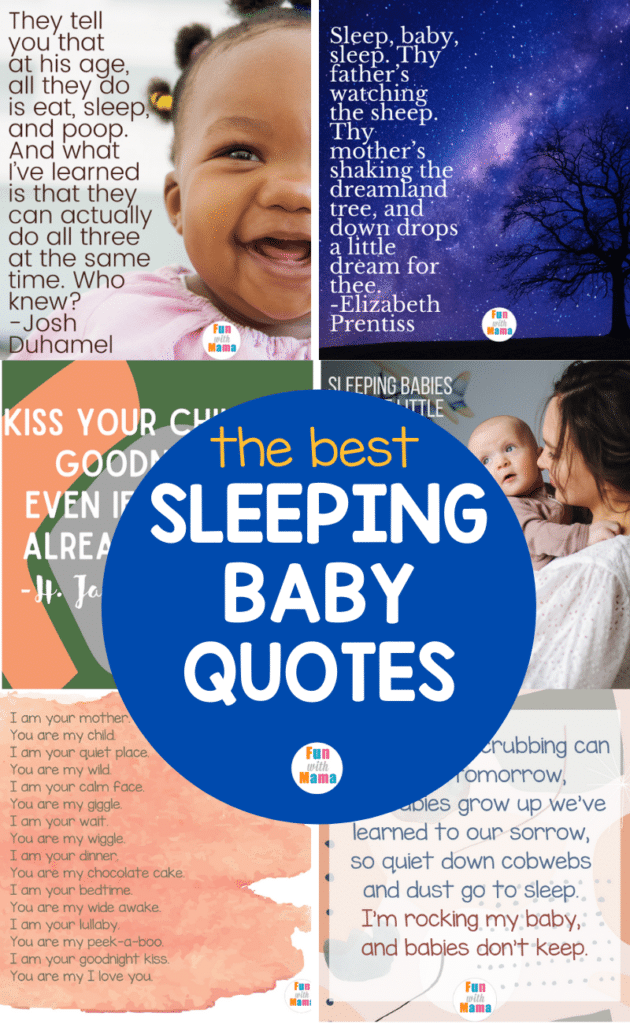 The Best Sleeping Baby Quotes Fun With Mama