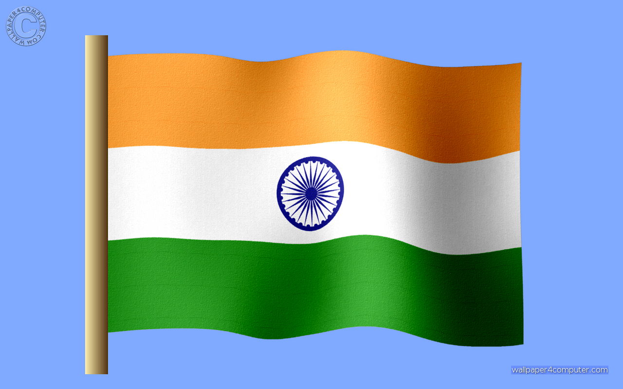 Graafix Spot Indian Flag Wallpaper