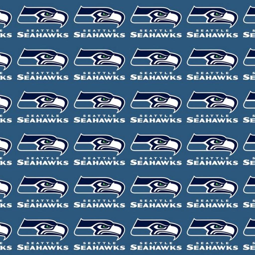 Seattle Seahawks Tiled Wallpaper for Apple iPad Air