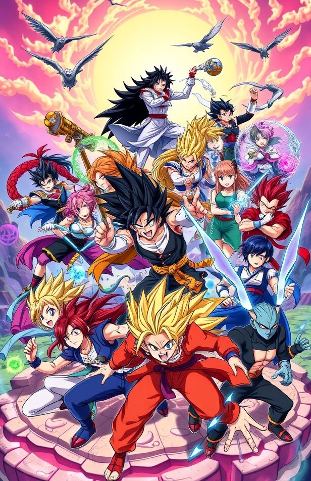 All Anime Characters HD Wallpaper