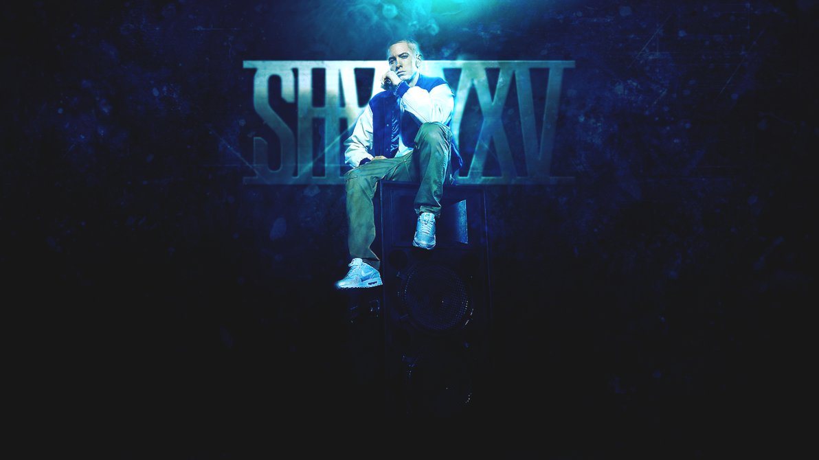 Eminem Shady Xv Speaker Rap Wallpaper