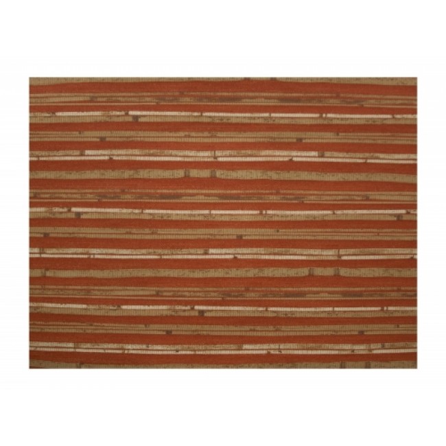 Horizontal Faux Bamboo On Rusty Red Wide Wallpaper Ac6096 All