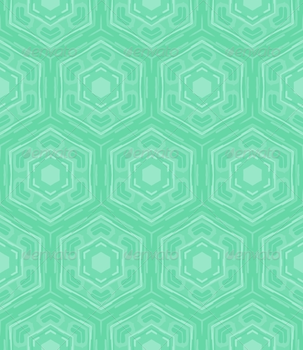 Mint Green Geometric Pattern In 60s Style Patterns Decorative