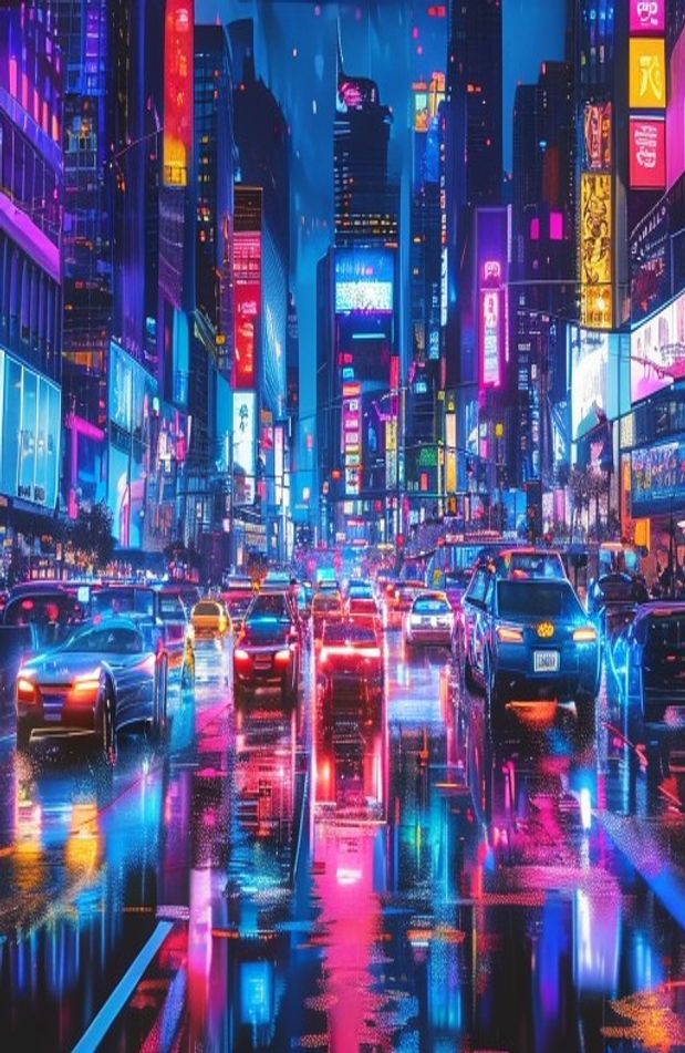 Street Wallpaper HD Night City