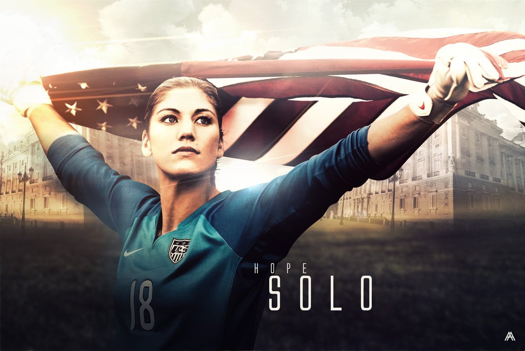 Hope Solo US Womens National Team by AlbertGFX on