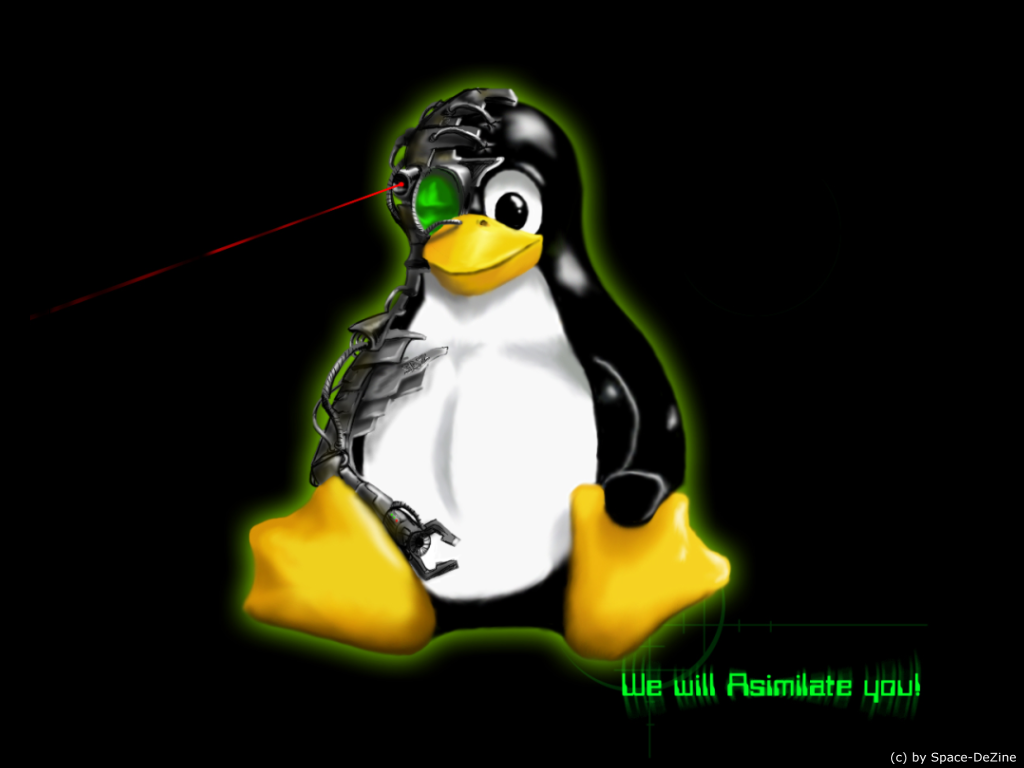 Hacker Linux Wallpaper