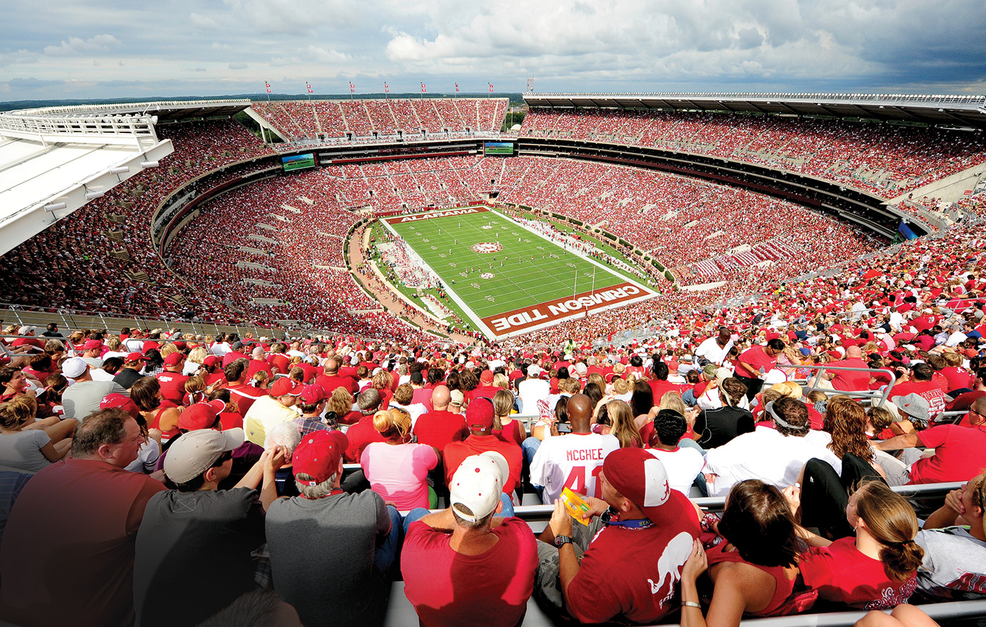 Stadium Is Home To The Alabama Crimson Tide Who Have Won National