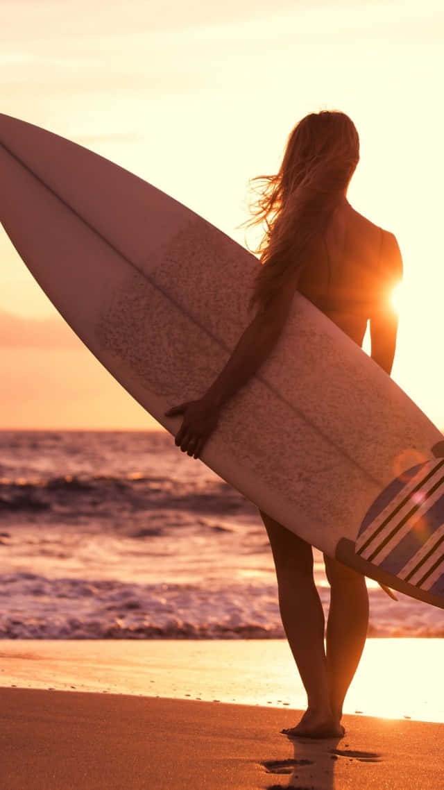 Surfing iPhone Wallpaper