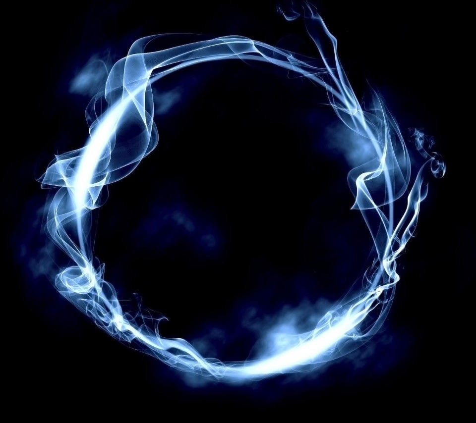 Blue Smoke Rings Wallpaper For Phones Photo Shared By Gian