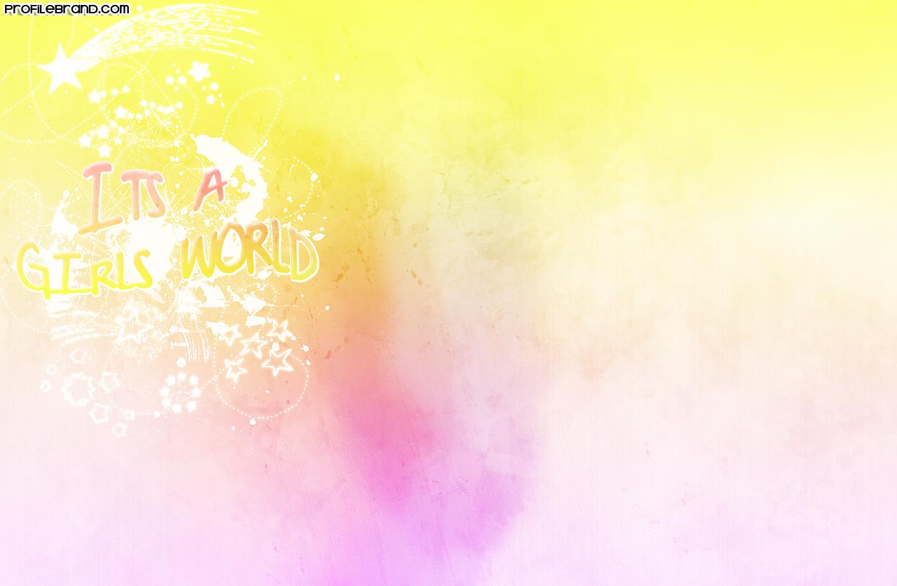 Its A Girls World Quotes Background