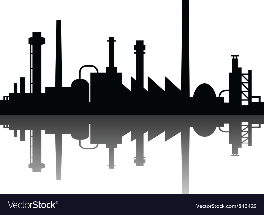 Industrial Background Royalty Vector Image