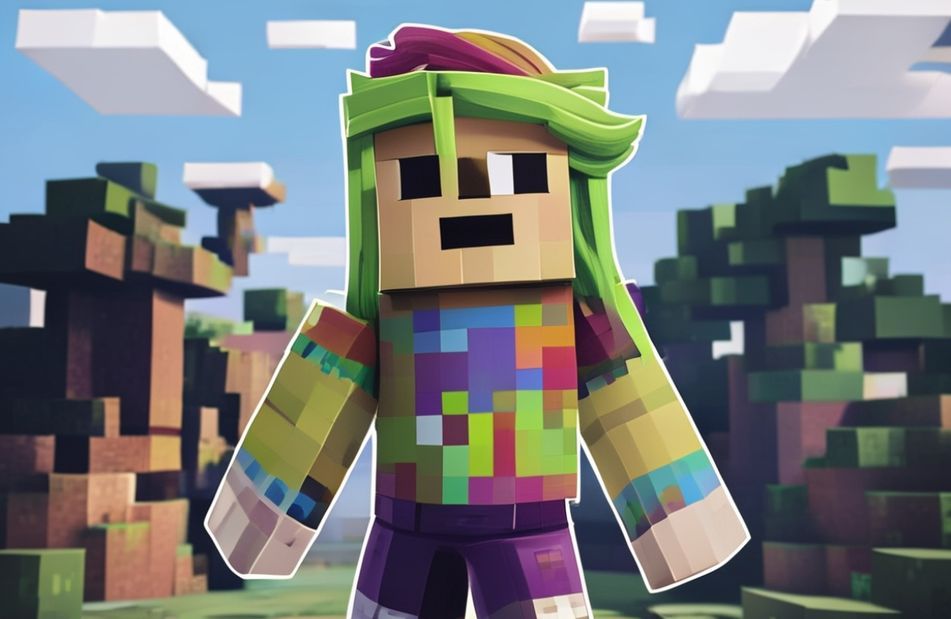 Minecraft Creeper Girl Wallpaper