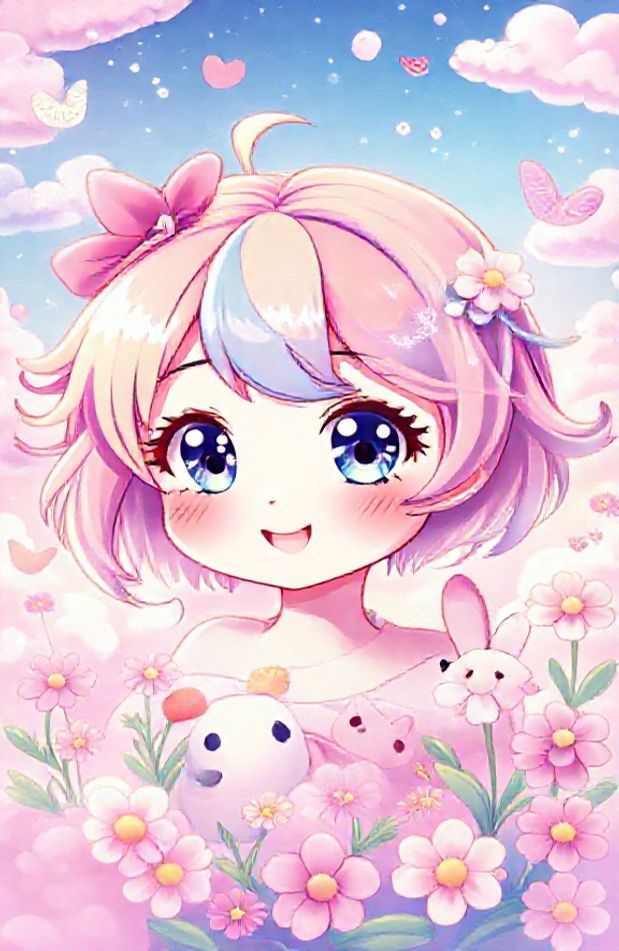 Cute Anime Girls Wallpaper