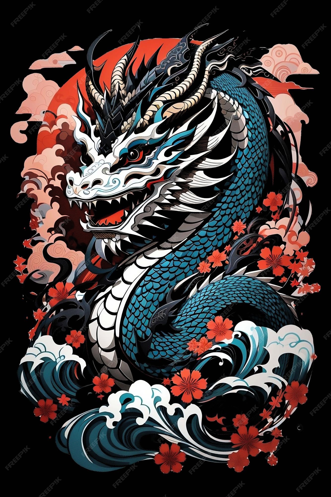 Japanese Dragon Tattoo Wallpaper