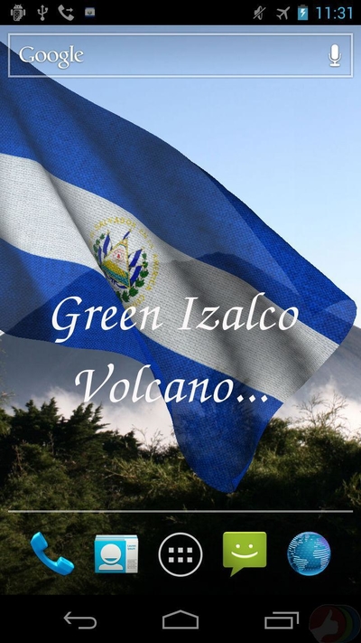 3d Bandera De El Salvador Los Mejores Fondos Pantalla Animados