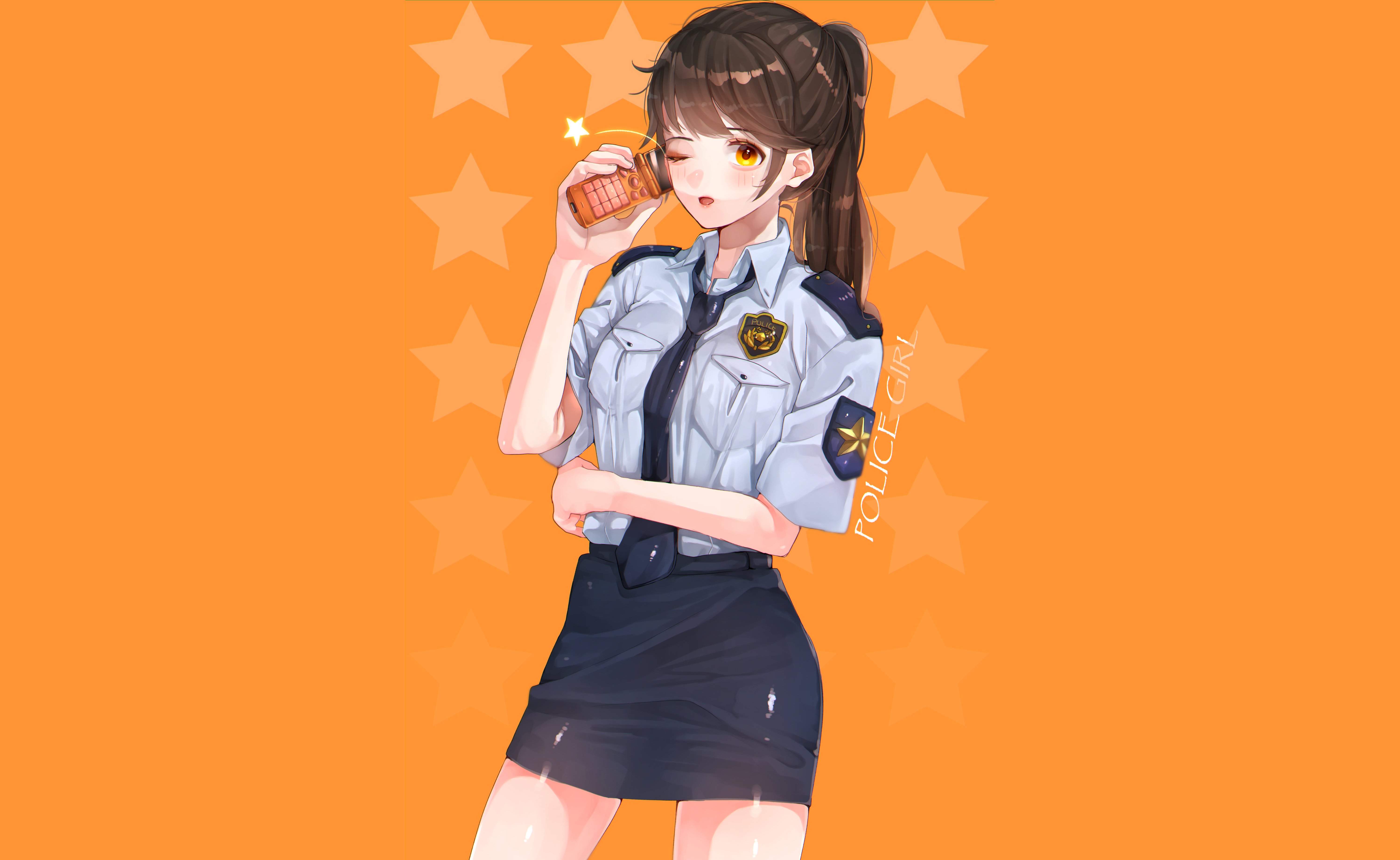 Girl 4k Police Rare Gallery HD Wallpaper