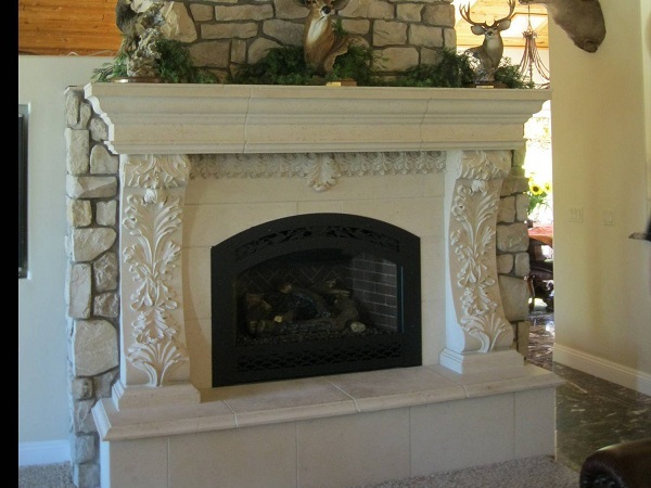 Fireplace Paint White High Temperature Brick Wallpaper