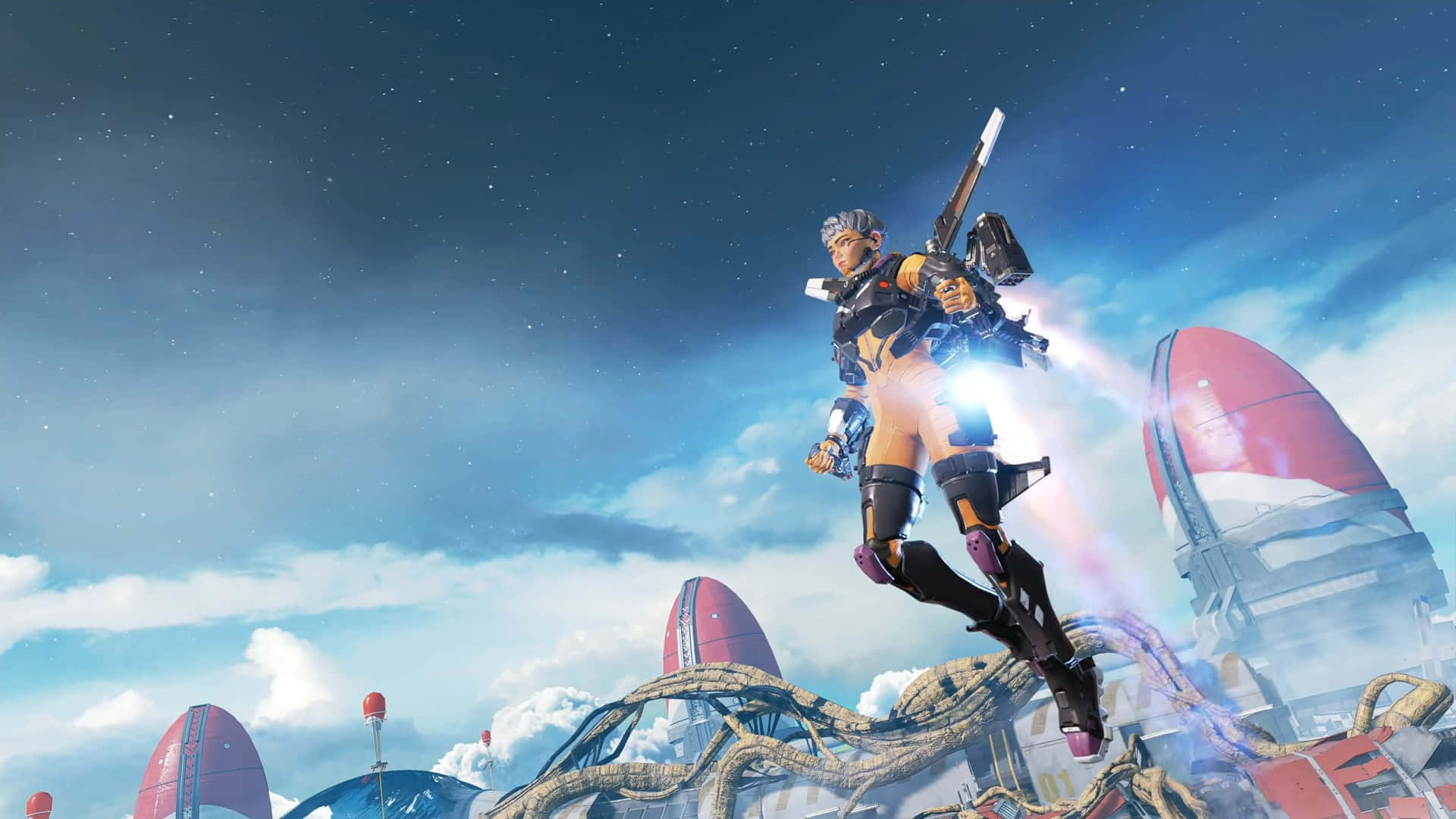 Wallpaper Valkyrie Apex Legends