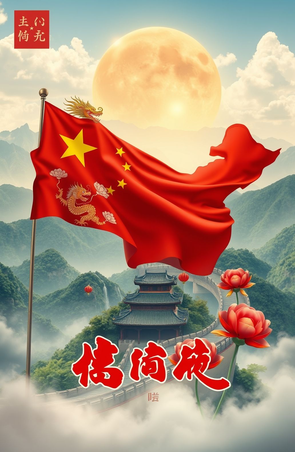 China Flag Wallpaper