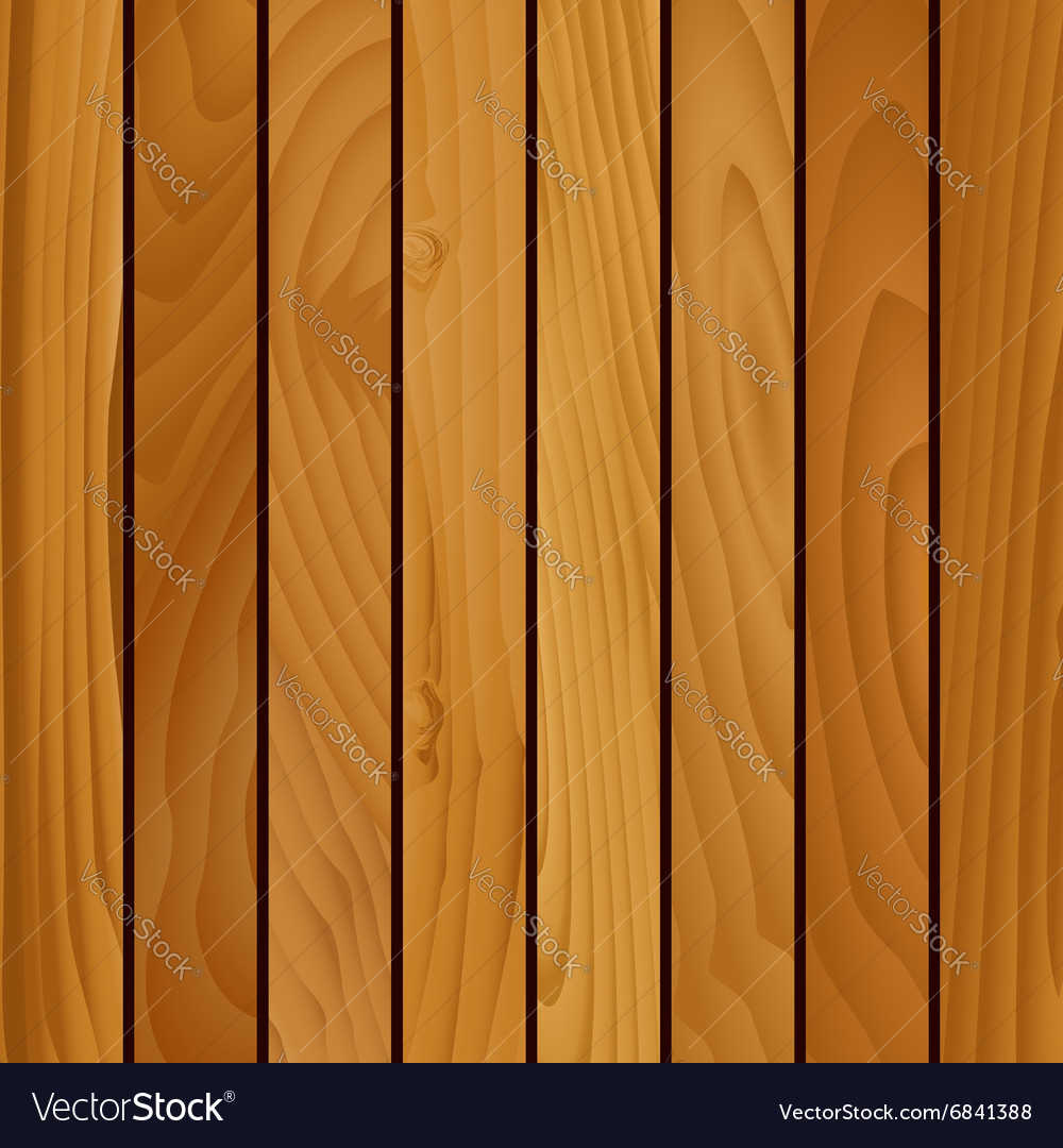 Wooden Texture Background With Brown Boards Vector Image