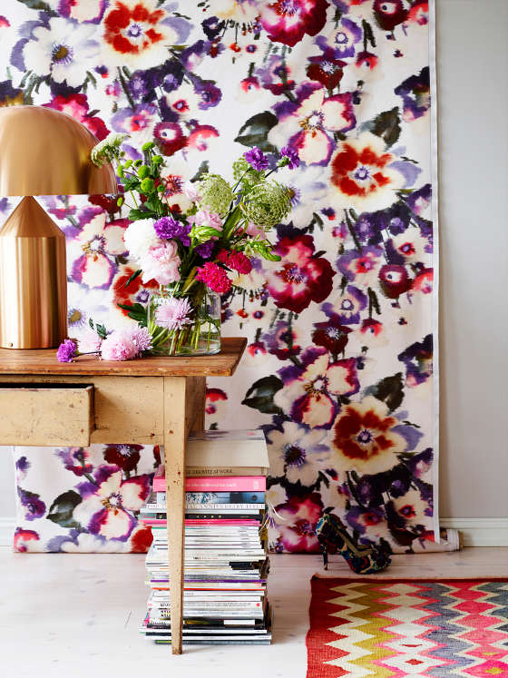 Bold Floral Print Wallpaper But Isn T This So