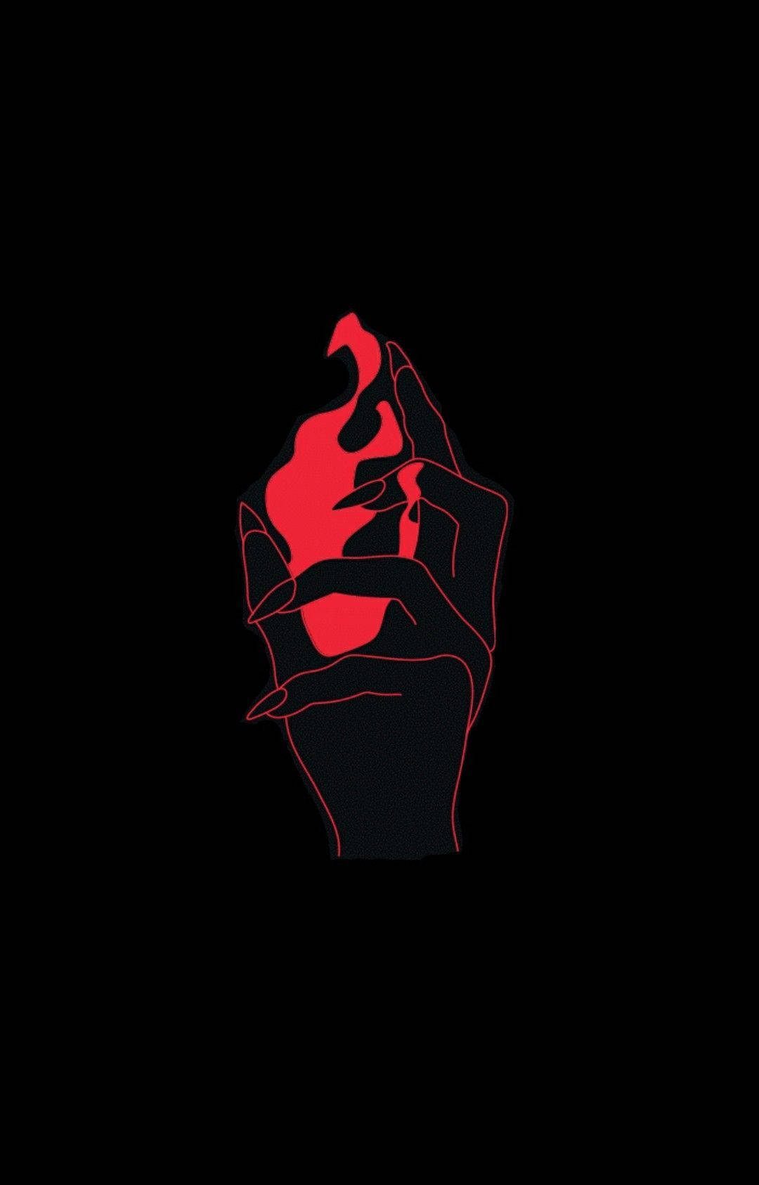 Red And Black Aesthetic Wallpaper