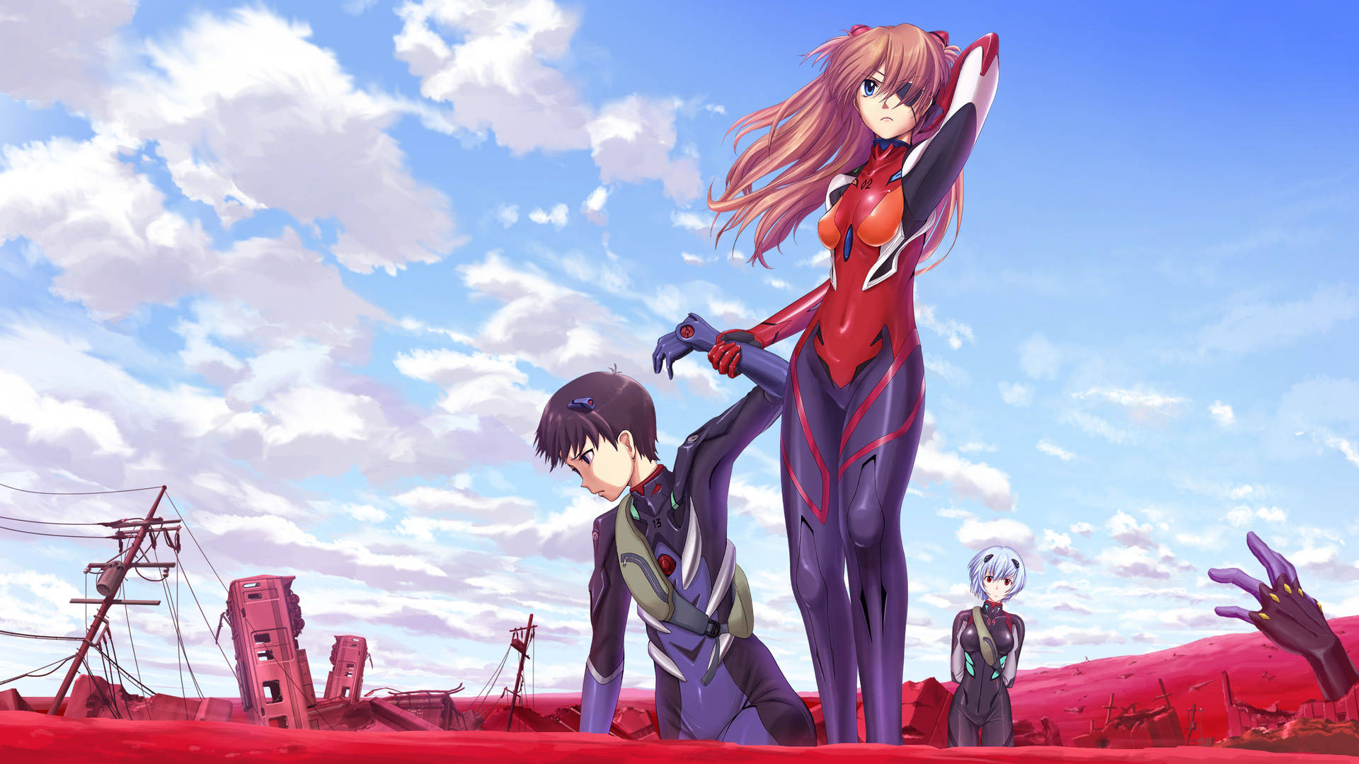 Neon Genesis Evangelion Rei Ayanami Asuka Langley 4k Wallpaper P6ba7w3hfyvkac5l