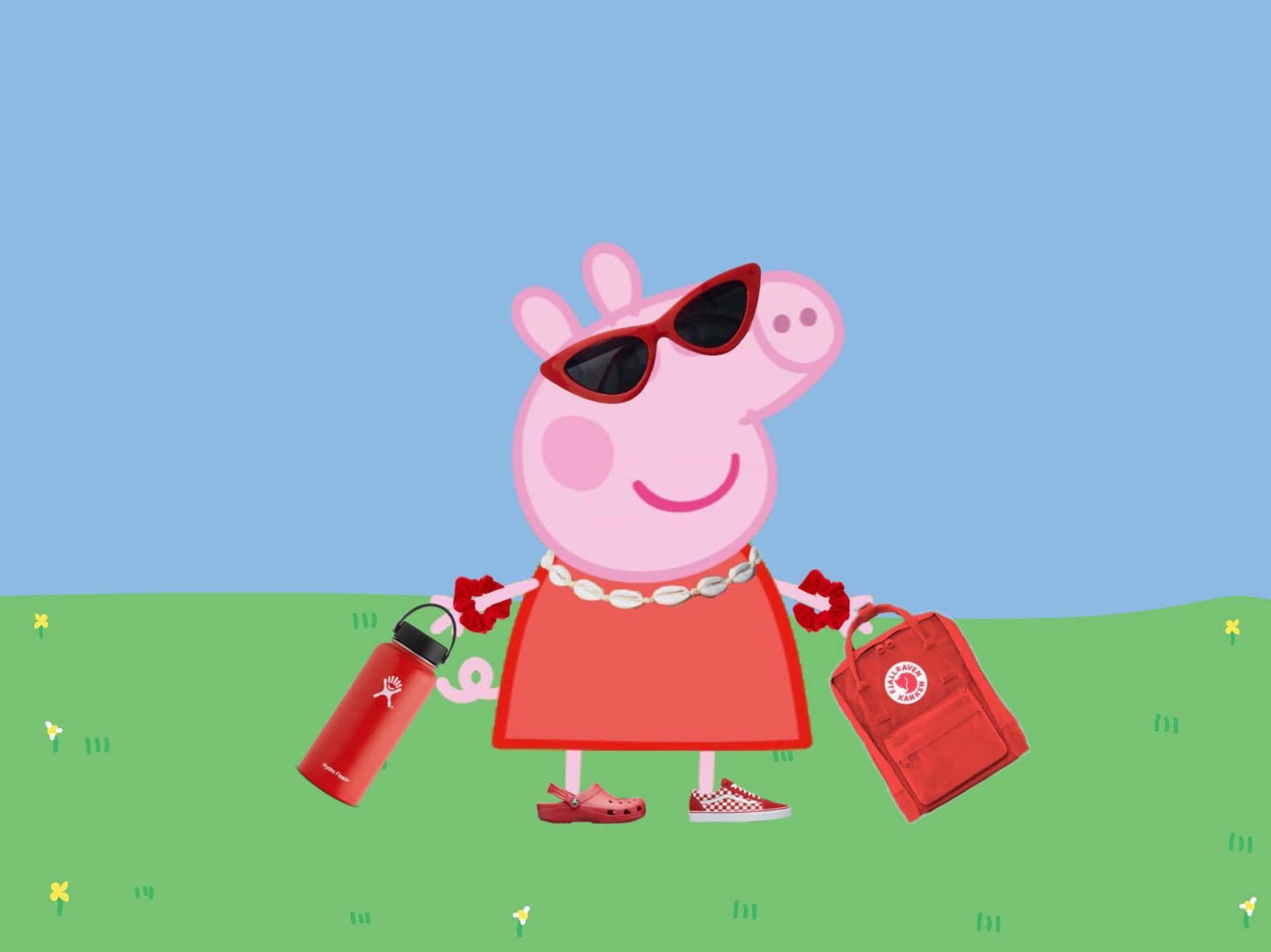 Funny Sassy Peppa Pig Sunglasses Picture Wallpaper
