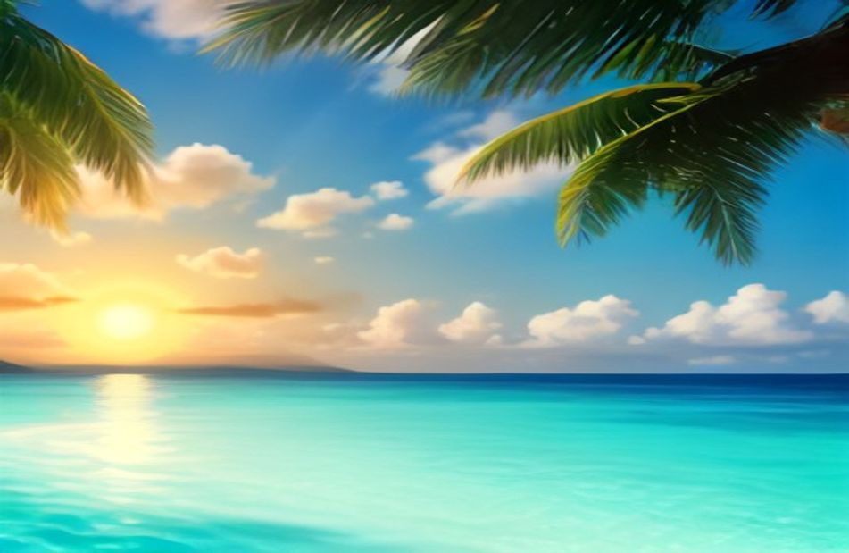 Tropical Island Wallpaper