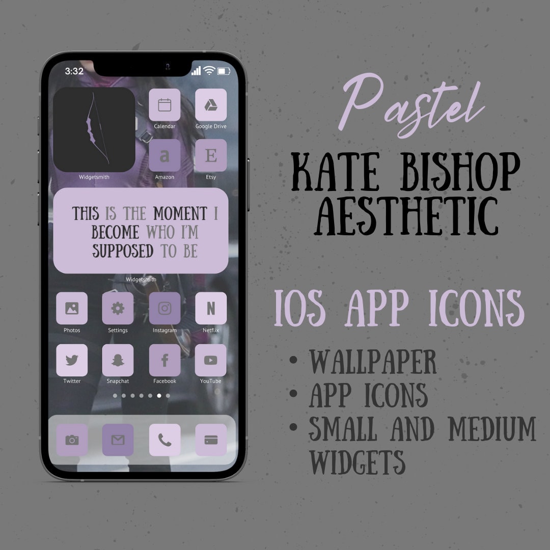 Pastel Theme Kate Bishop Hawkeye Aesthetic Ios App Icon