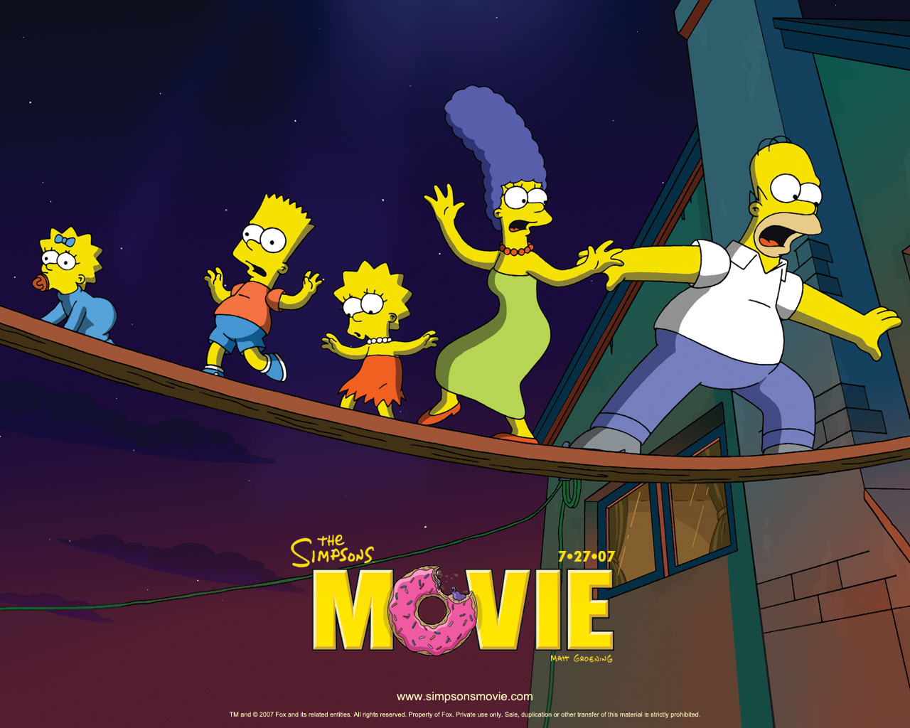 The No Homers Club Information The Simpsons Movie