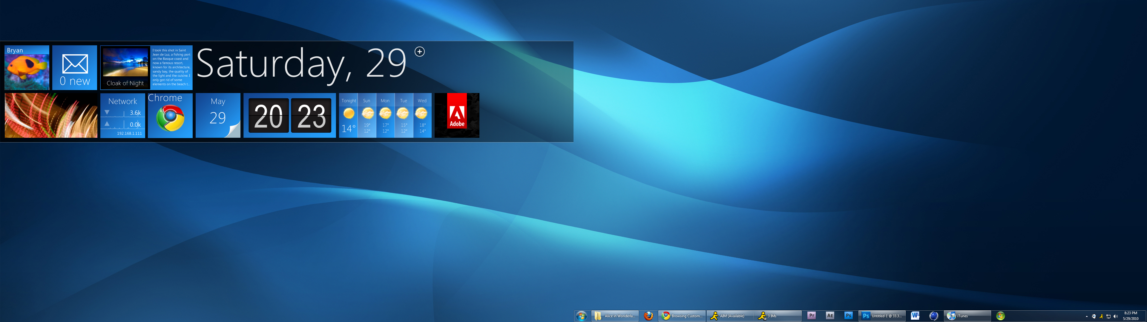 Windows Multiple Desktop Background Monitors