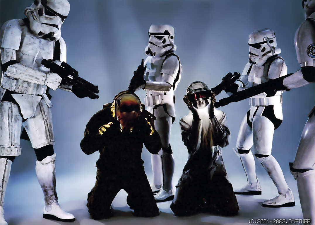 Daft Punk Arrested By Stormtroopers Photo