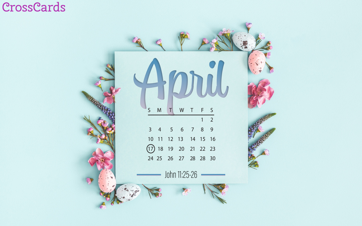 April Calendar Wallpaper