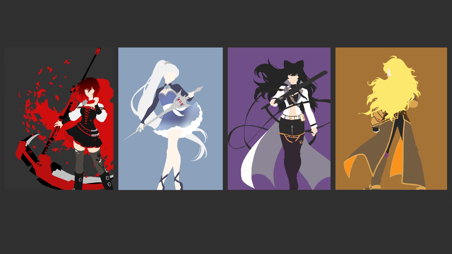 Fan Artfull Team Rwby Volume Vector Minimalist