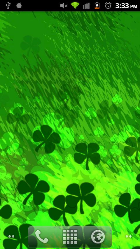 St Patrick S Day Shamrock Lwp Screenshot