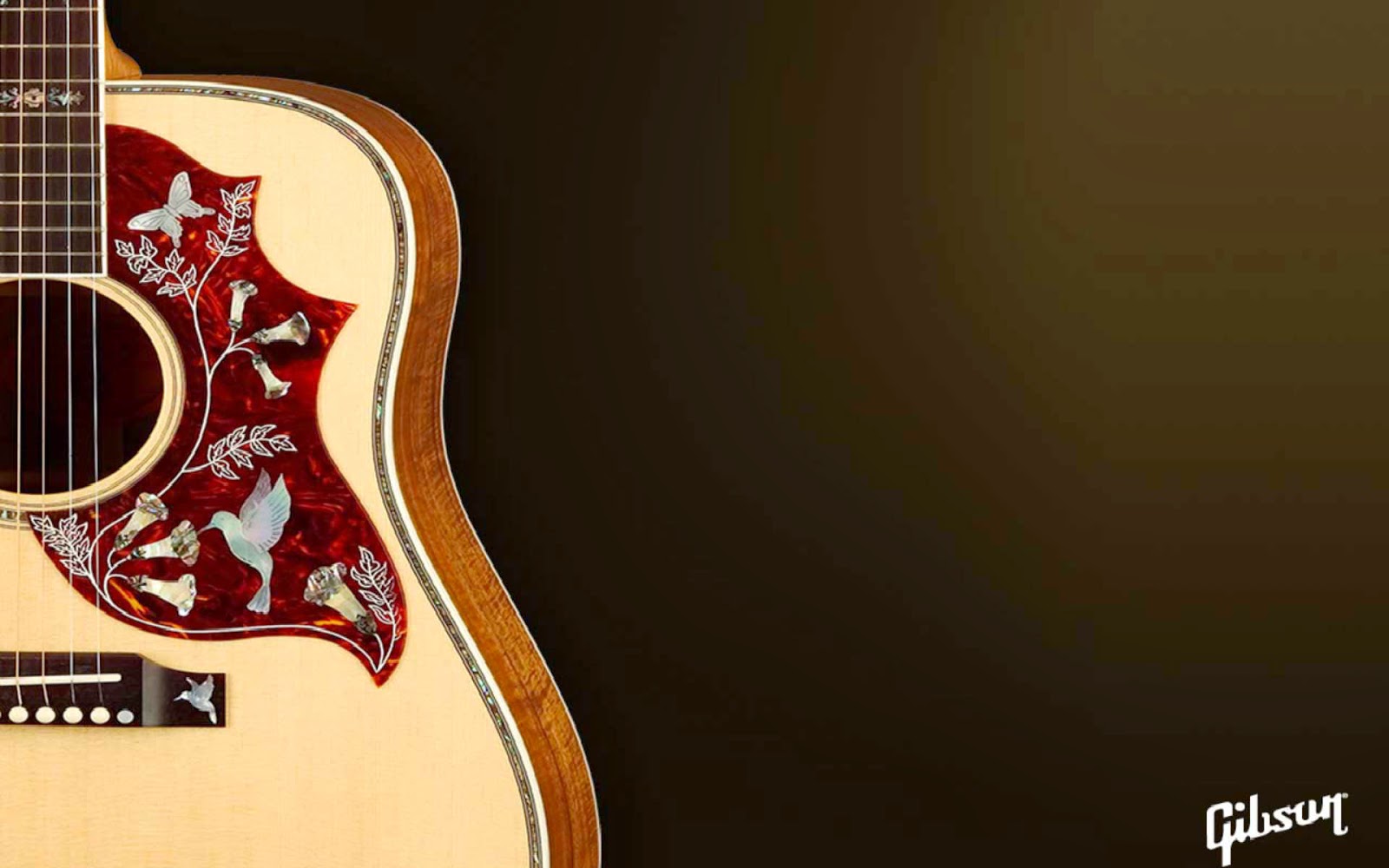 Gibson Acoustic Guitar Wallpaper HD Wall C7 Jpg