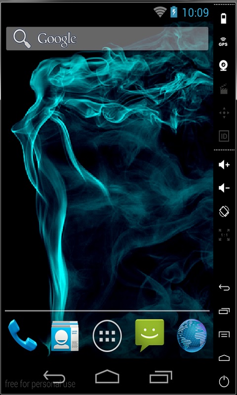 Smoke Girl Live Wallpaper For Your Android Phone