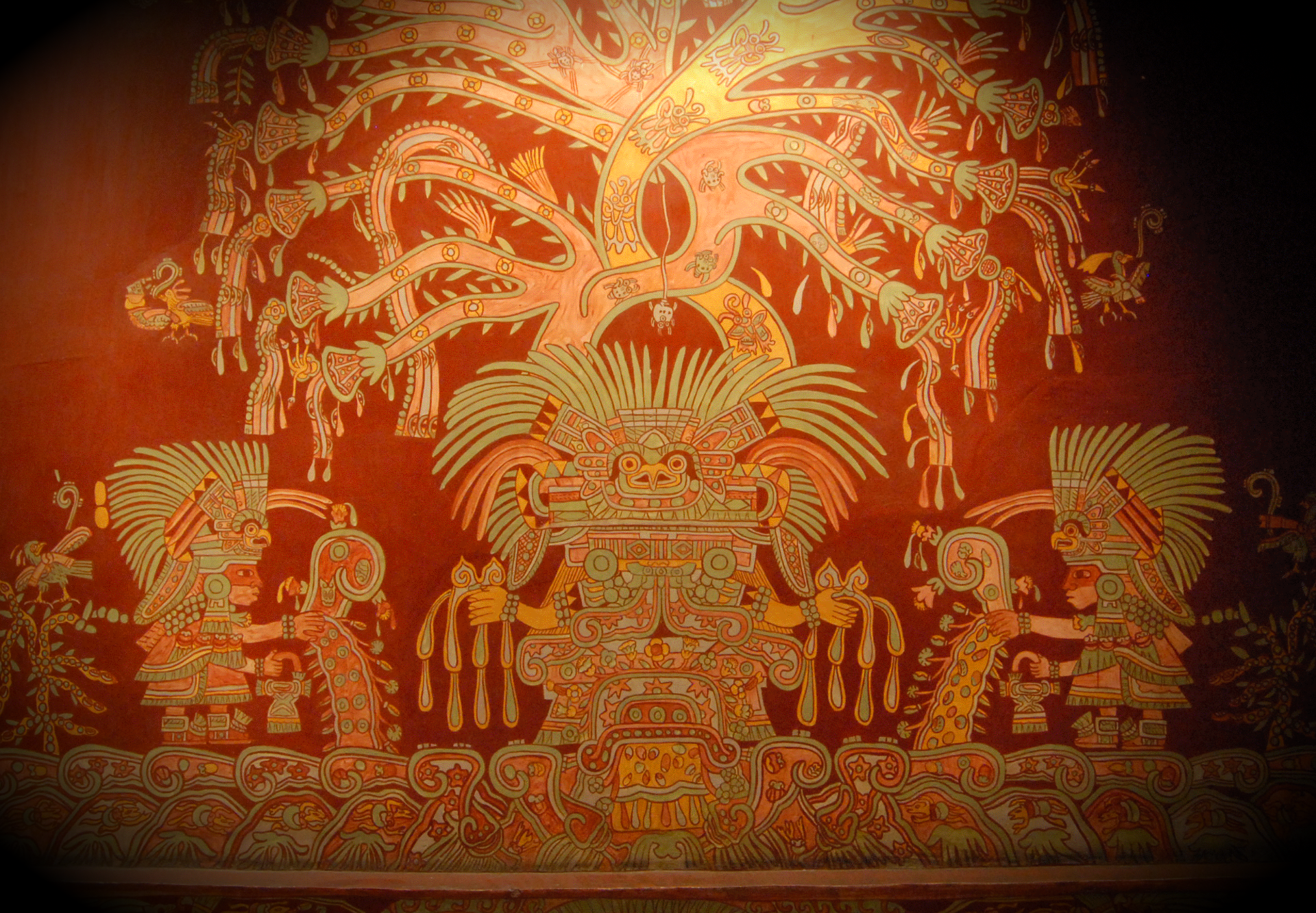 The Great Goddess Of Teotihuacan HD Wallpaper Background Image