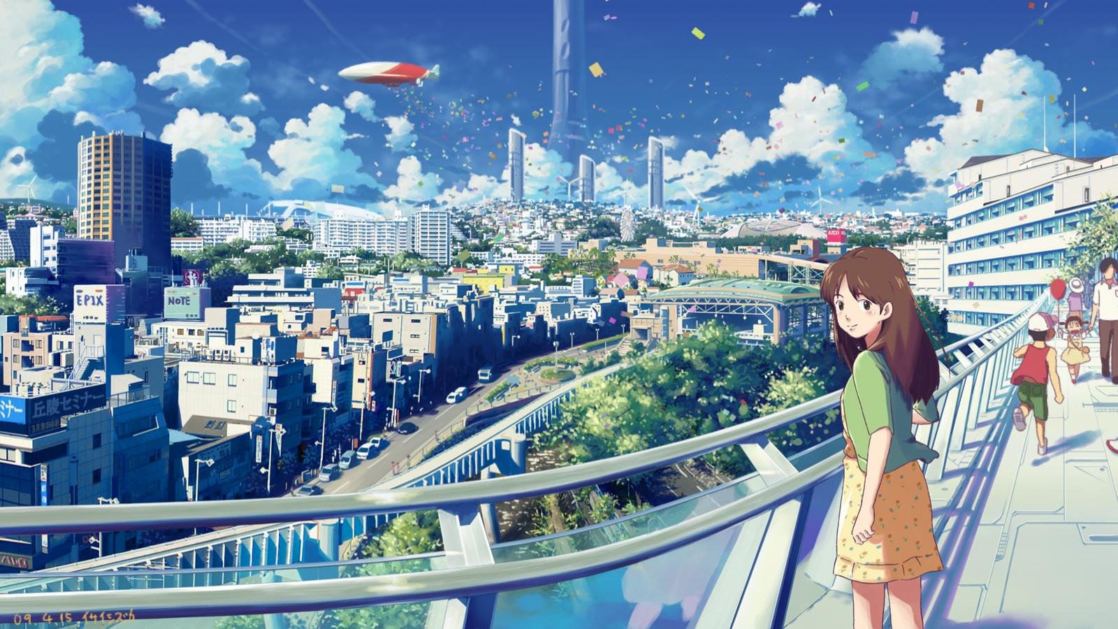 26+] Anime City Spring Wallpapers - WallpaperSafari
