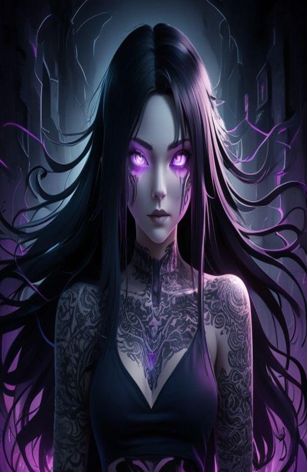 Dark Anime Girl Wallpaper