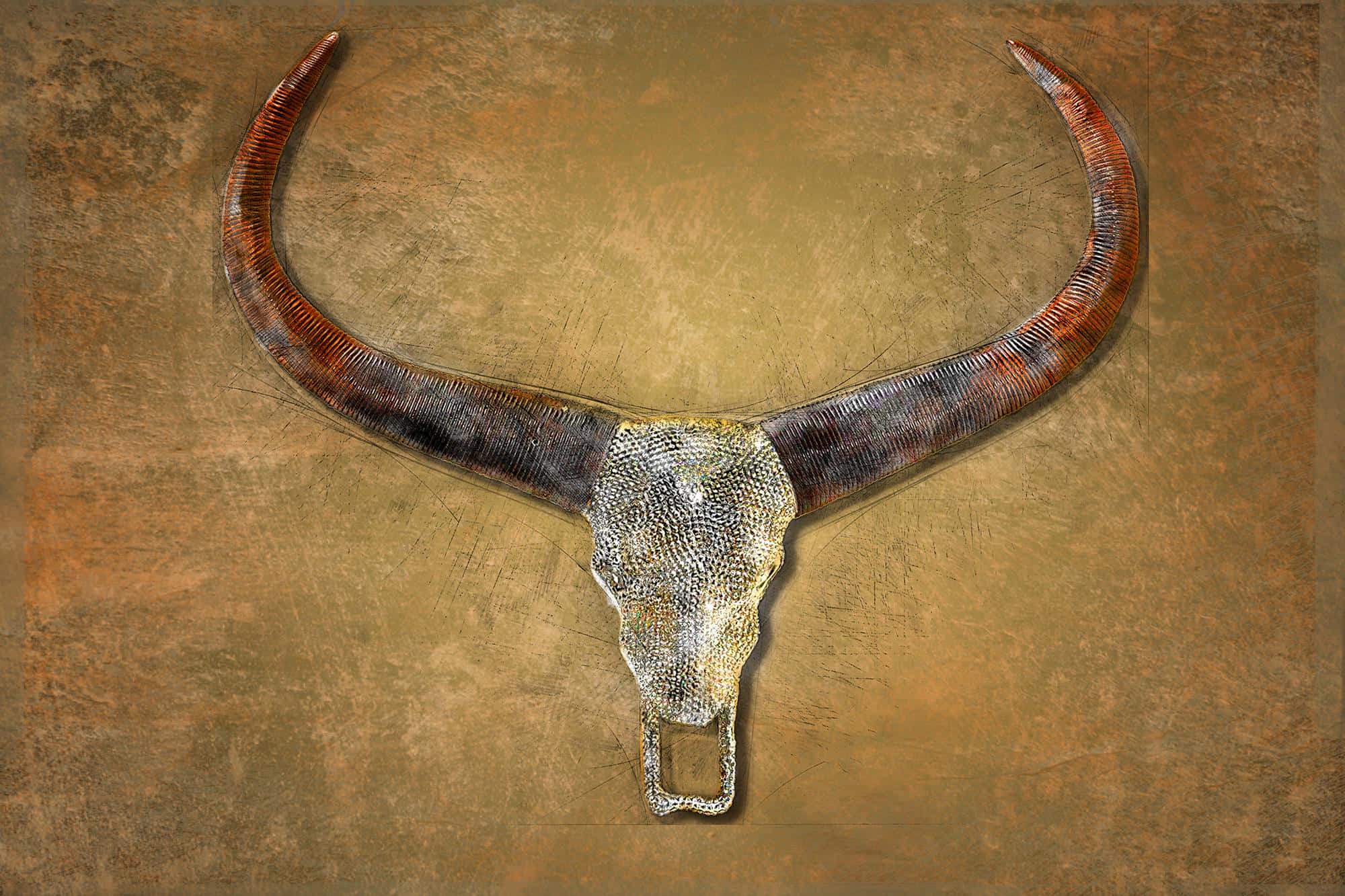 Bull Skull Wallpaper