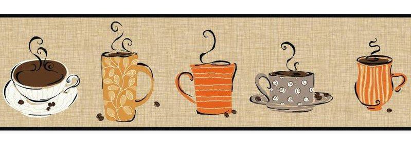 Borders York Wallcoverings Wallpaper In Coffee Mug