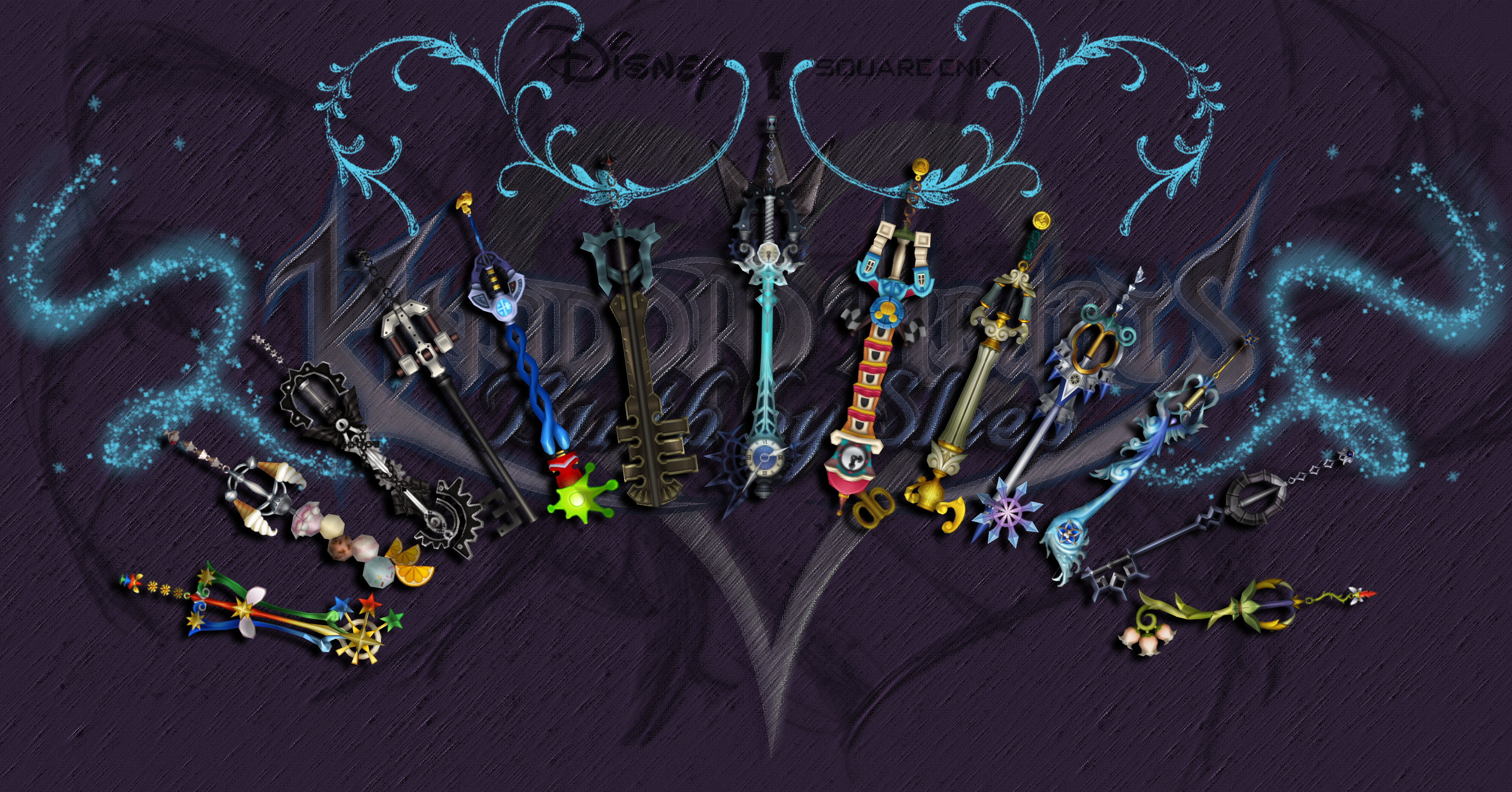 Kingdom Hearts Keyblade Graveyard Wallpaper Bbs Pack Xps By