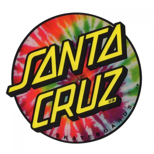 Santa Cruz Skateboards Tie Dye Dot Sticker
