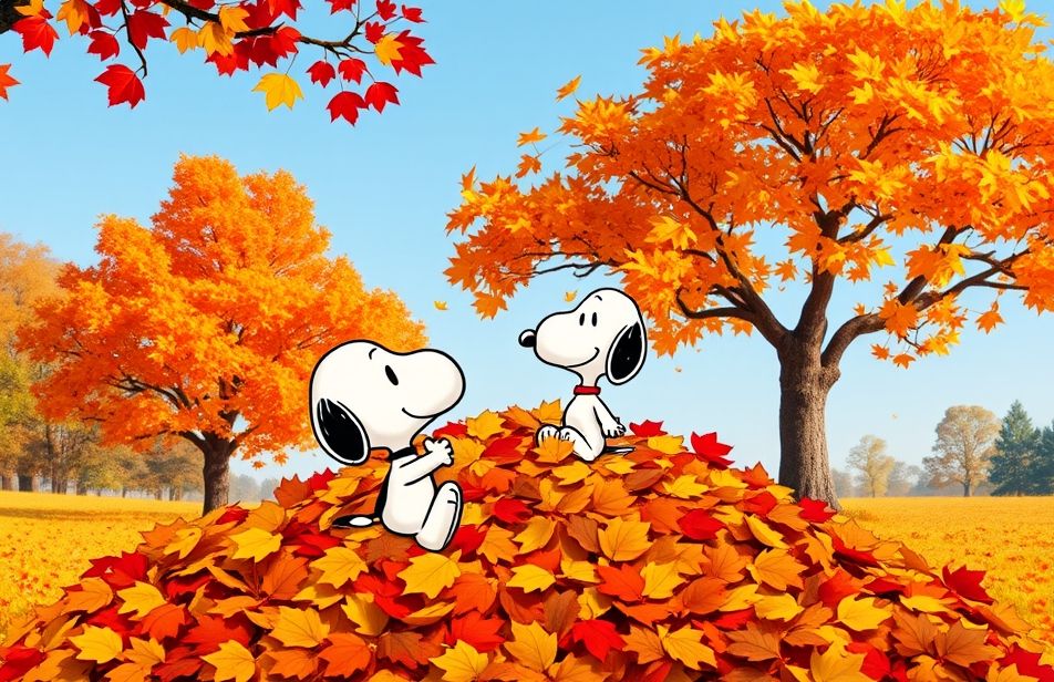 Peanuts Autumn Wallpaper