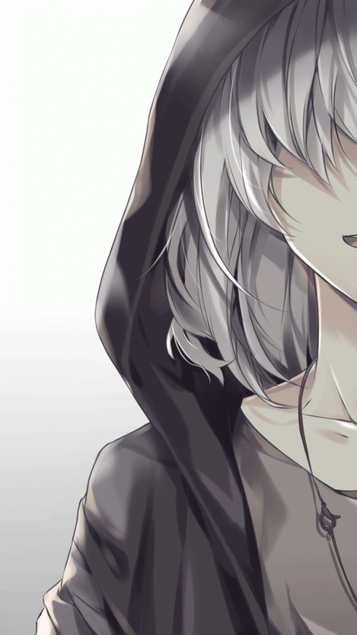 Anime Guy With Hoodie Wallpaper On