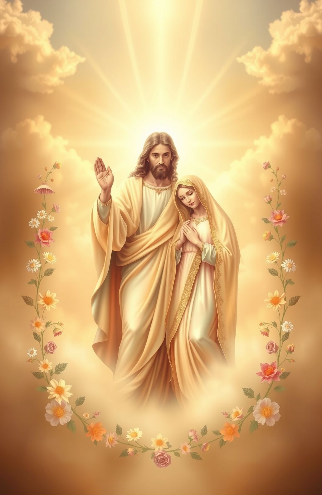 Jesus And Mary Wallpaper
